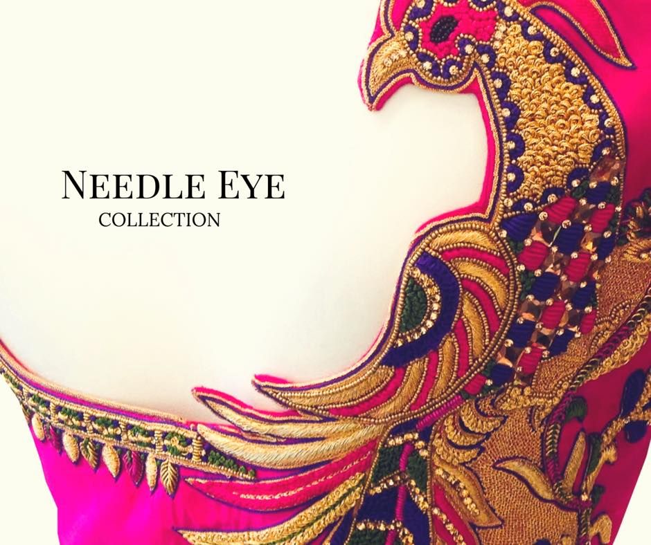 needle eye blouse design