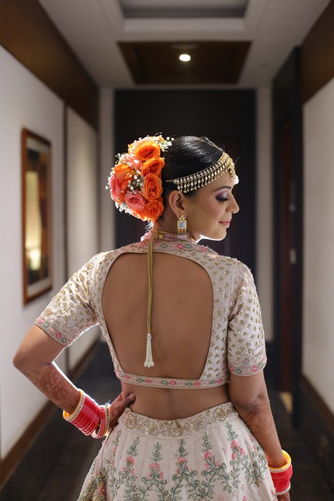 Backless Blouse Designs for Lehenga