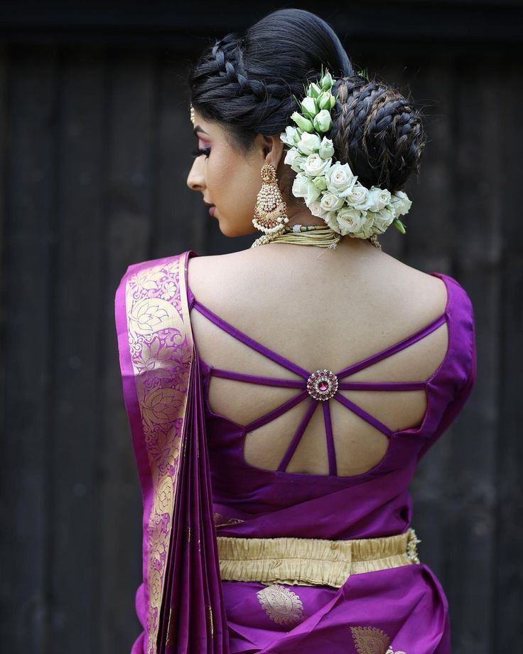 Bridal Wedding Blouse Back Designs