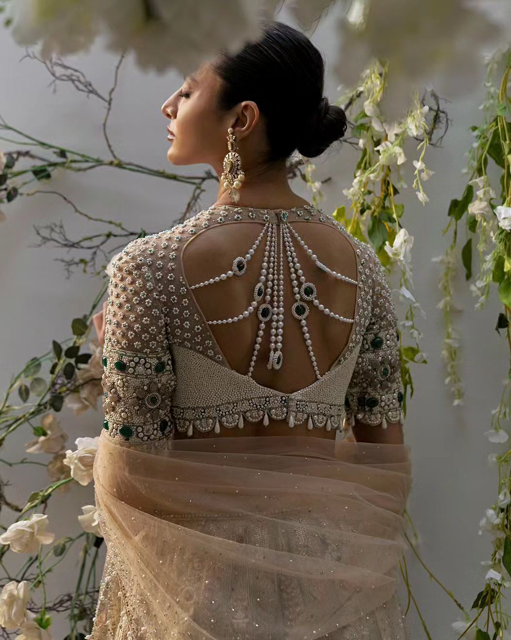 Lehenga Blouse Back Designs